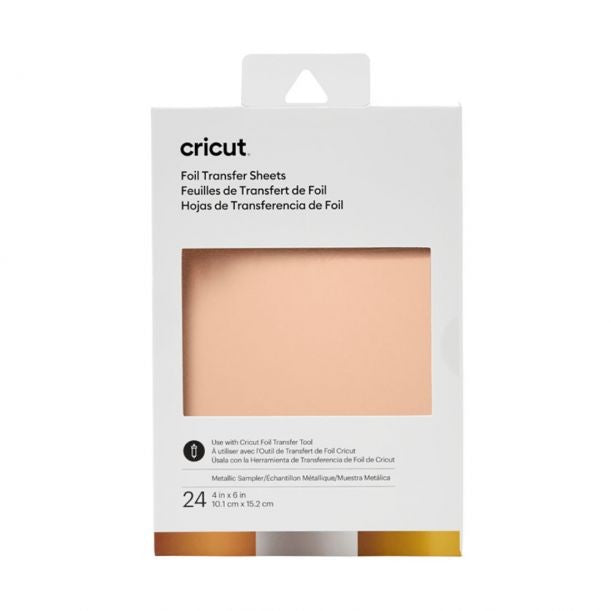 Muestrario de Foil colores metalicos Cricut