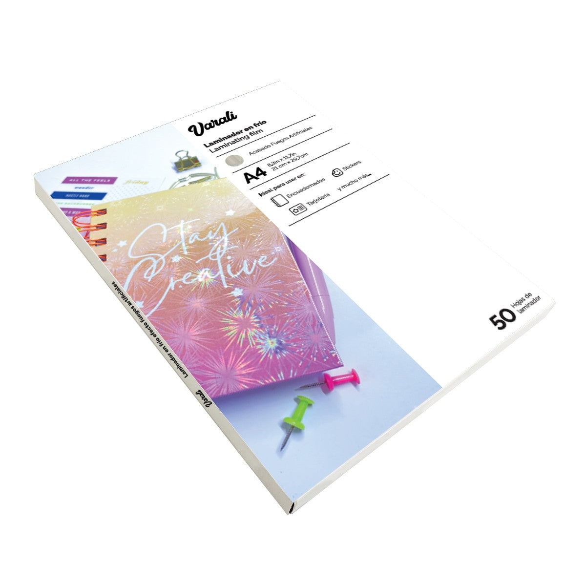 L- HOJAS LAMINADOR EN FRIO A4*50 FUEGOS ARTIFICIALES VARALI
