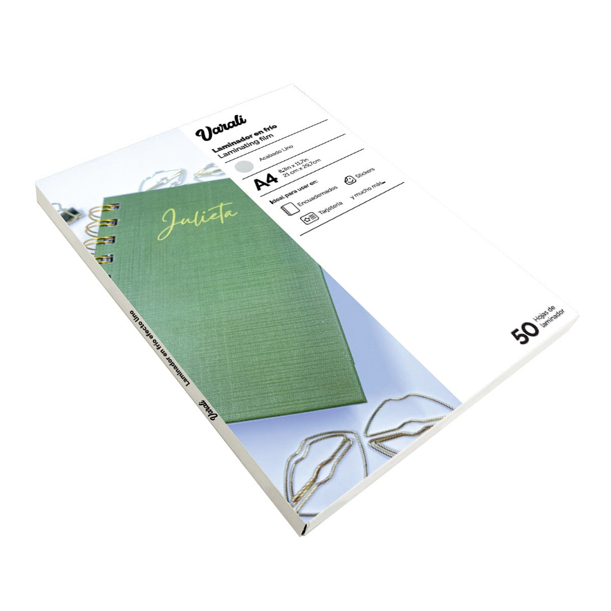 L- HOJAS LAMINADOR EN FRIO A4*50 LINO VARALI 1299