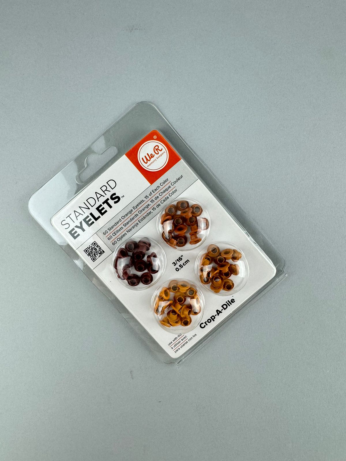 Ojillos metalicos naranjas