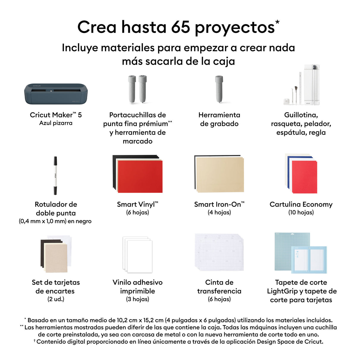 Cricut Maker 5 Kit Essential Plotter De Corte Azul 2012944- Azul Taupe