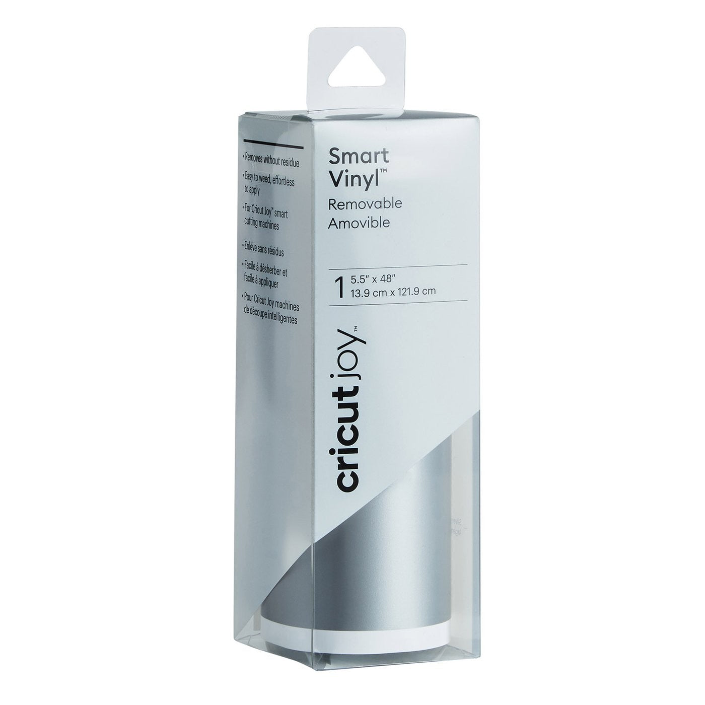 VINIL PLATA 5.5X48 PULG CRICUT JOY
