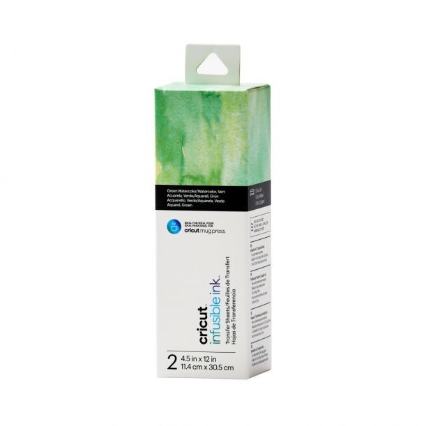 HOJA INF INK PTN VERDE ACUARELA 4.5X12 PULG (2PZ)2008889