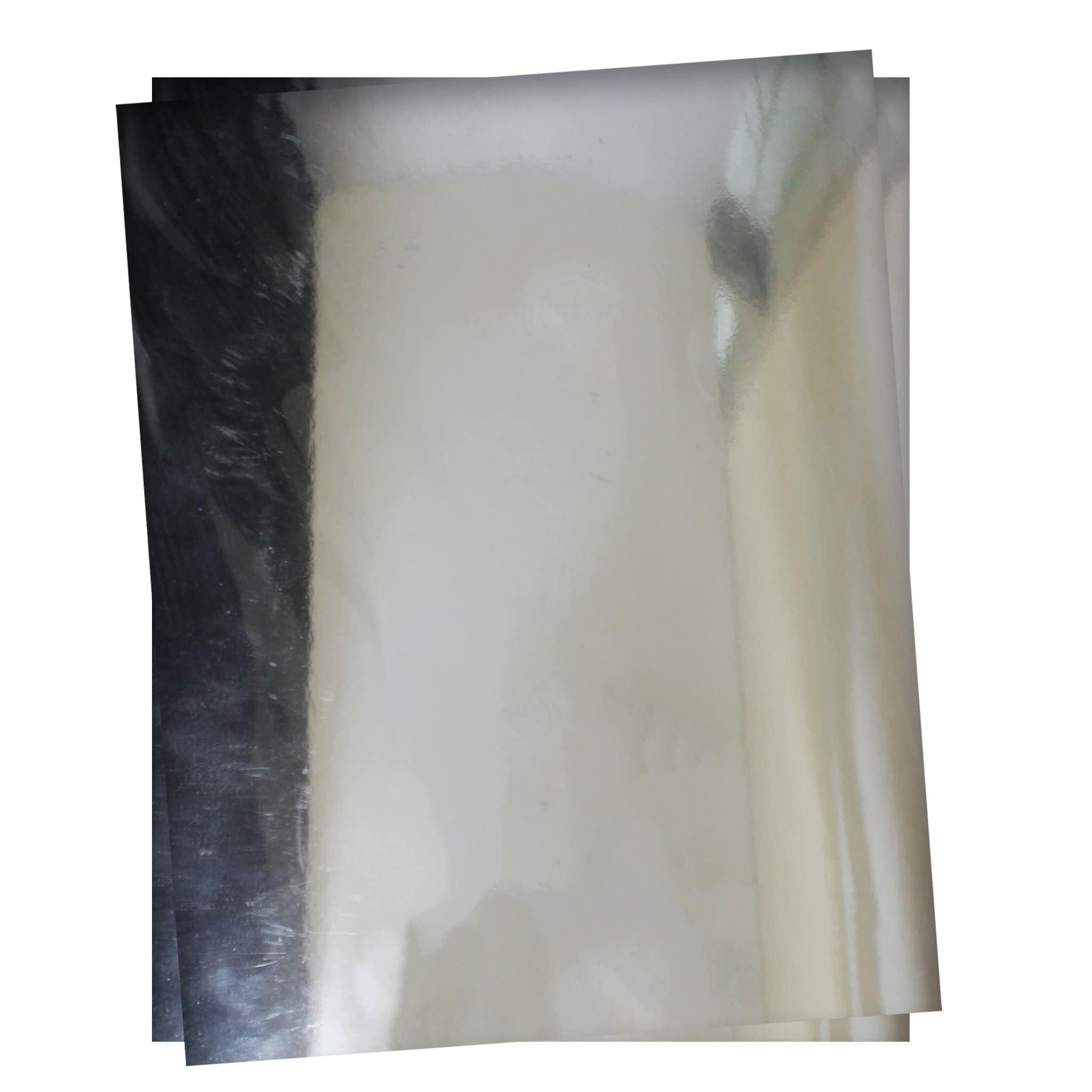 Cartulina holografica plata