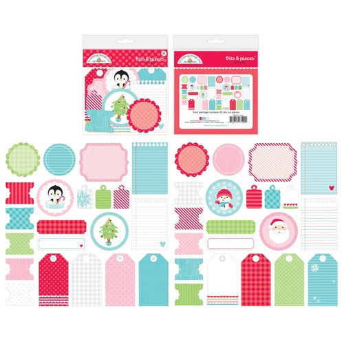 Calcomanías Let It Snow Bits & Pieces Doodlebug