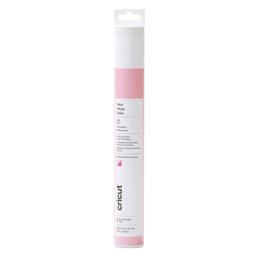 Vinil permanente cambio color rosa- magenta cricut