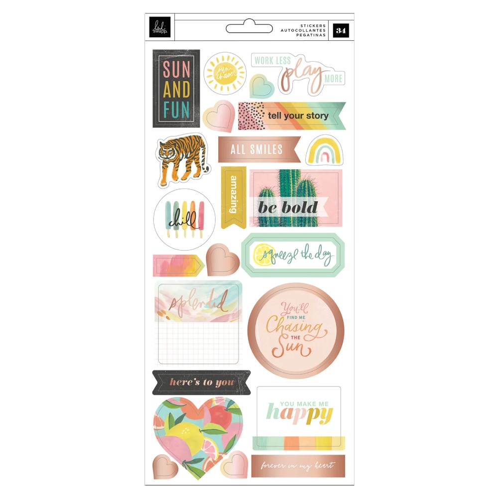 set de pegatinas heidi swapp