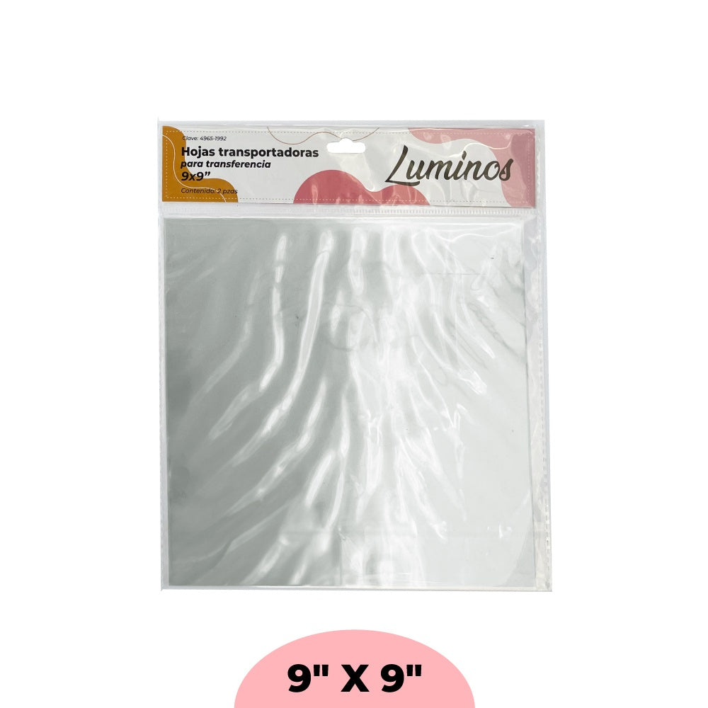 hoja transportadora para laminadora 9x9" luminos