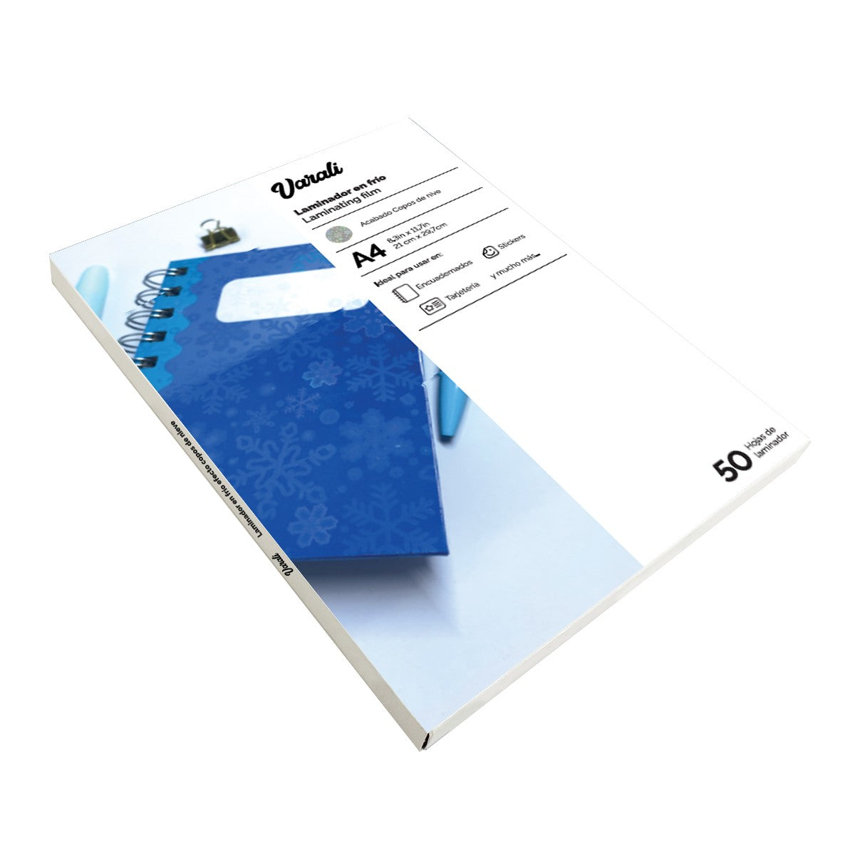 L- HOJAS LAMINADOR EN FRIO A4*50 COPOS DE NIEVE VARALI 1220