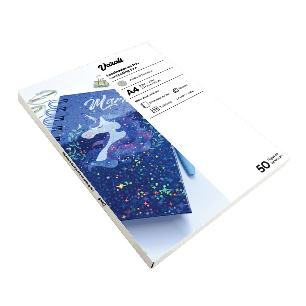 L- HOJAS LAMINADOR EN FRIO A4*50 DESTELLOS VARALI 1237