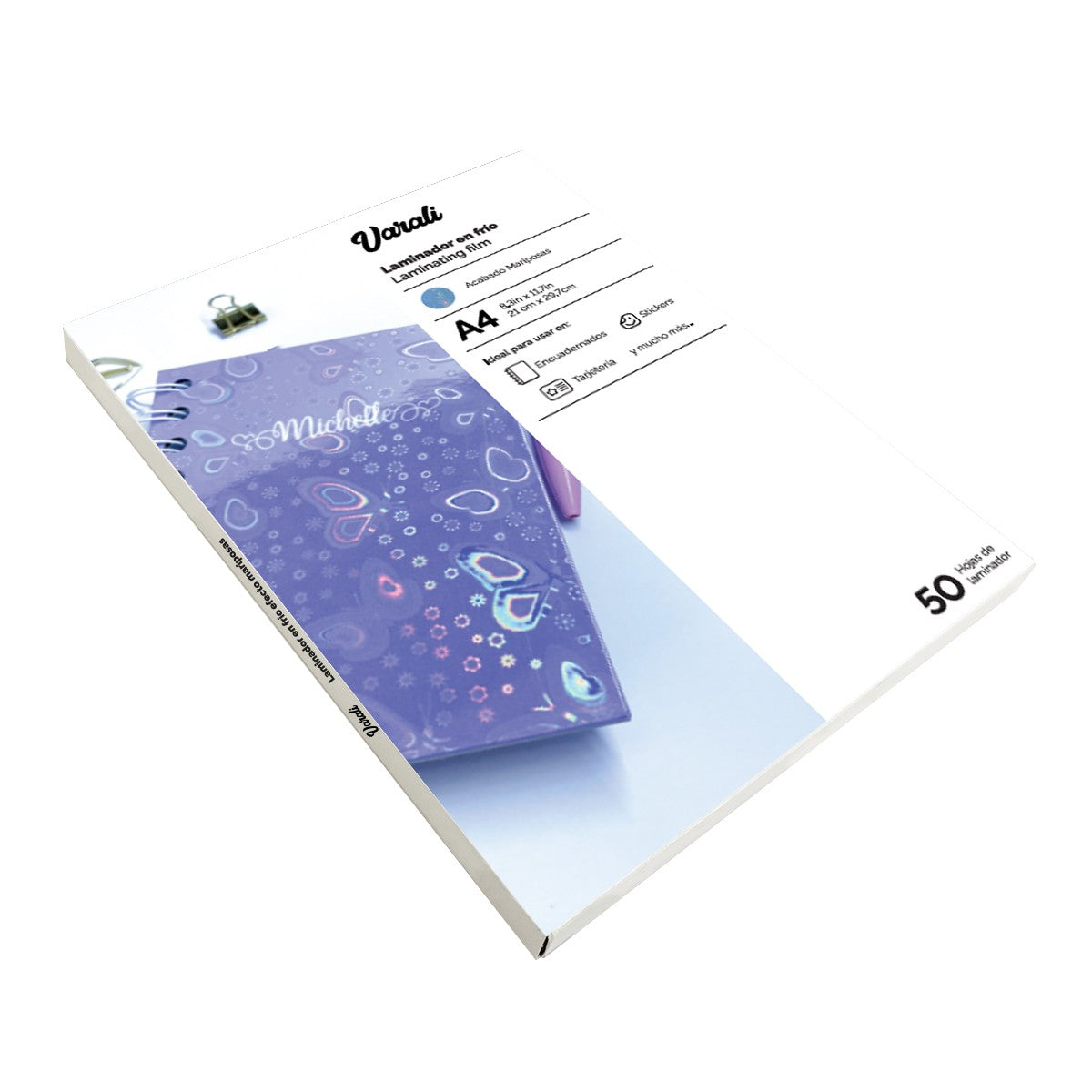 L- HOJAS LAMINADOR EN FRIO A4*50 MARIPOSAS VARALI 1244