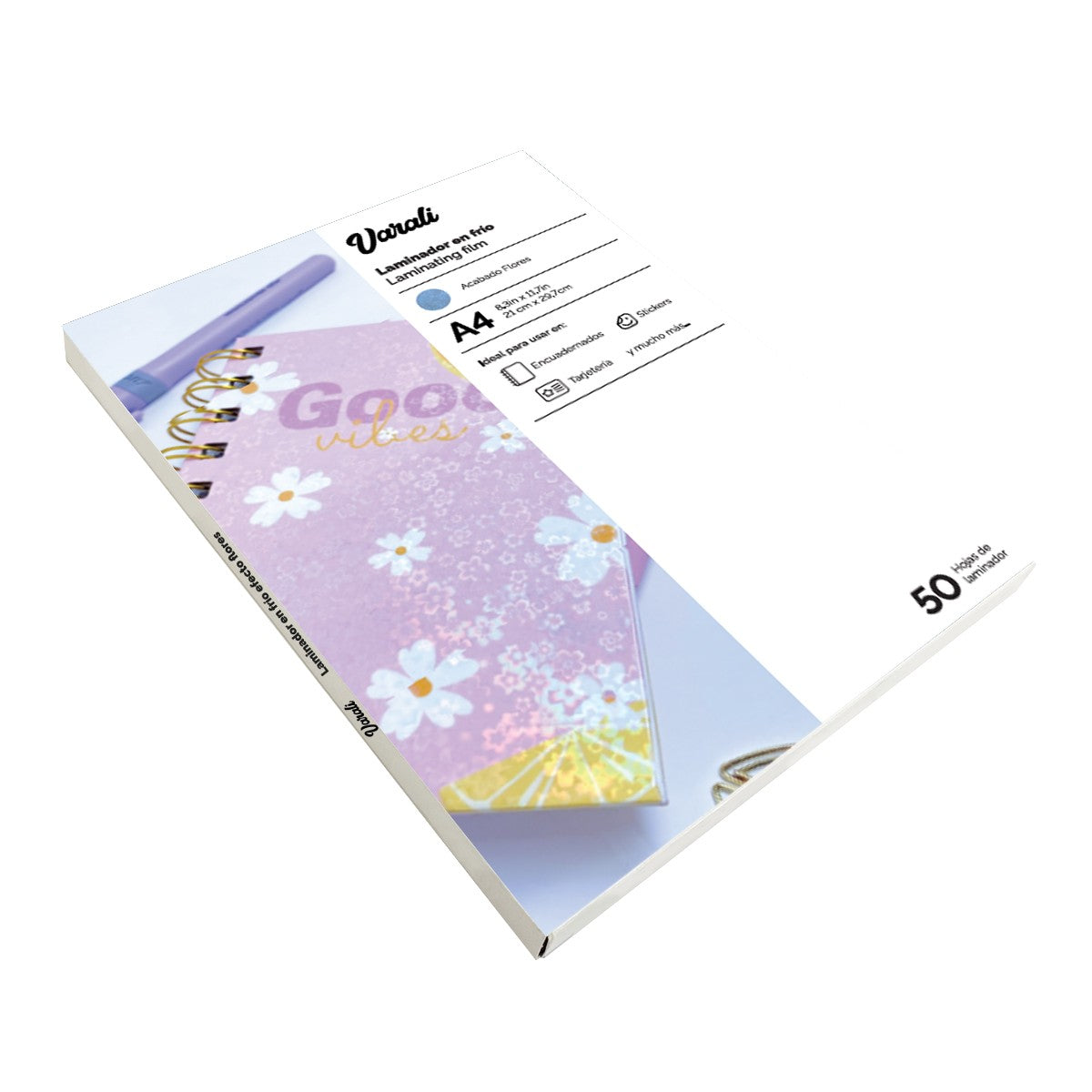 L- HOJAS LAMINADOR EN FRIO A4*50 FLORES VARALI 1251