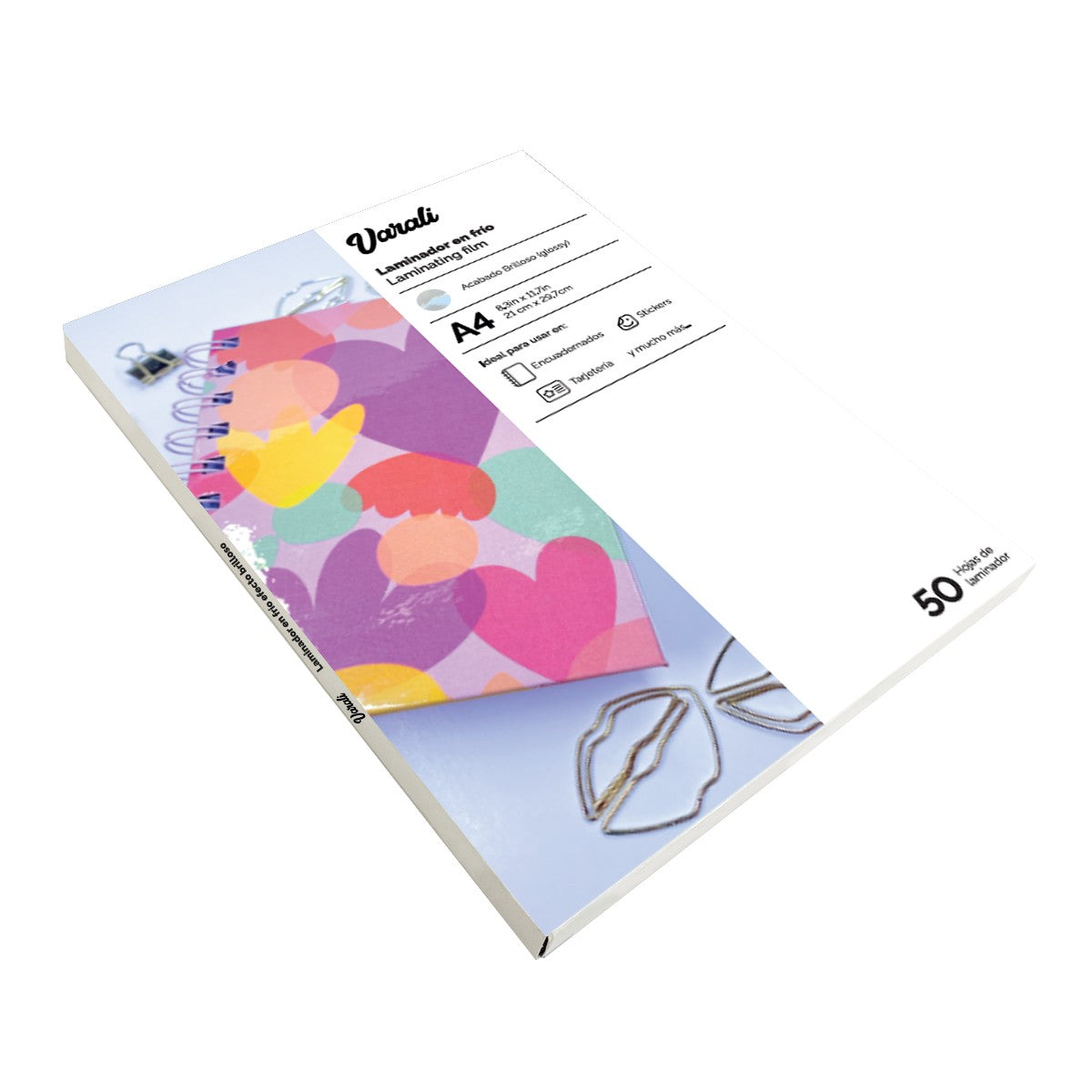 L- HOJAS LAMINADOR EN FRIO A4*50 BRILLOSO VARALI 1305
