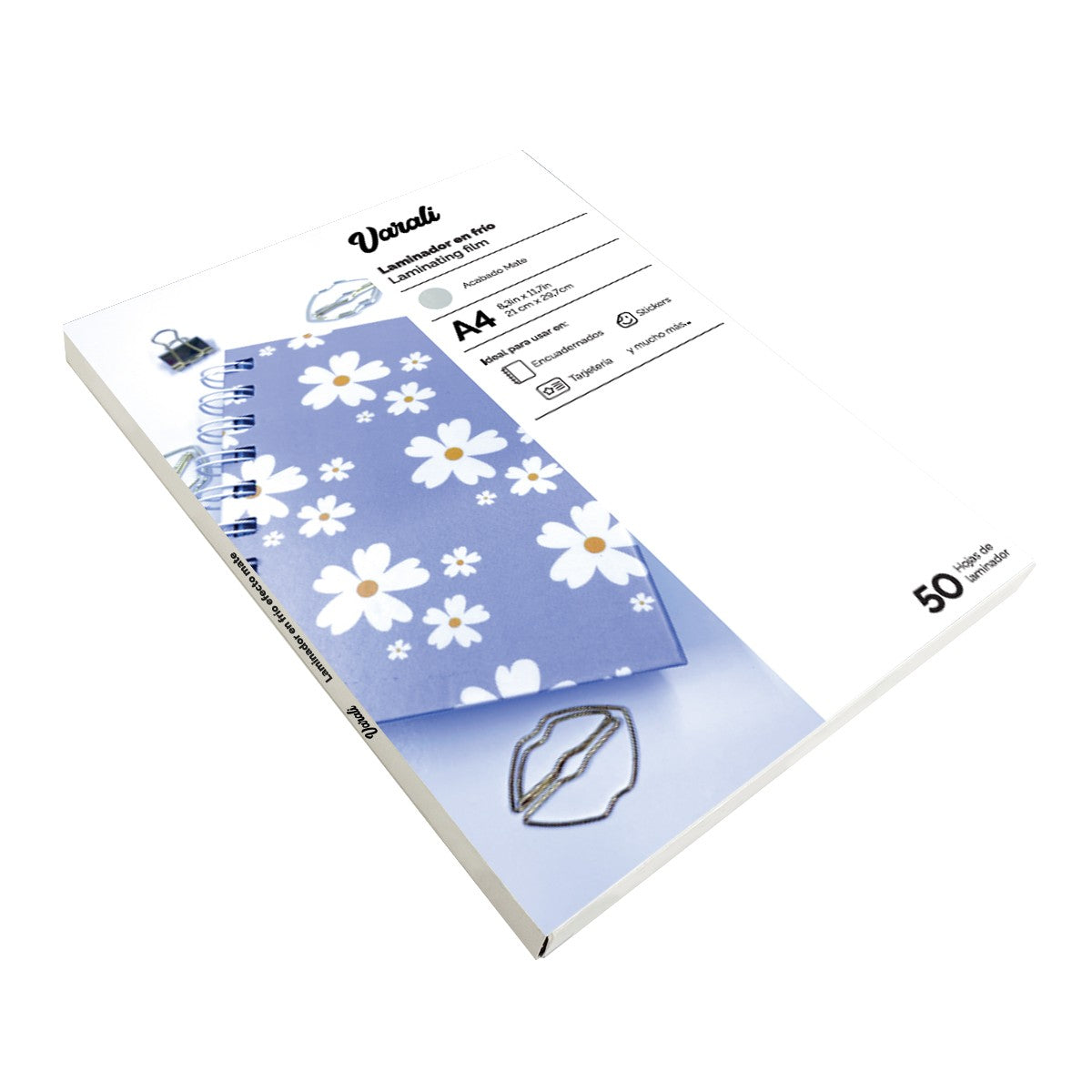 HOJAS LAMINADOR EN FRIO A4*50 MATE VARALI 1312