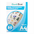 PAPEL FOTOGRAFICO ADH BRILLANTE A4*50 135GSM HANDI PRINT 1114