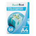 PAPEL FOTOGRAFICO BRILLANTE A4*50 115GSM HANDI PRINT 1121