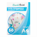 PAPEL FOTOGRAFICO BRILLANTE A4*50 200GSM HANDI PRINT 1138