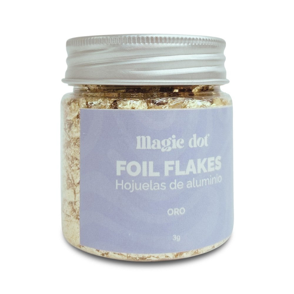 FOIL FLAKES HOJAS DE ALUMINIO  3GR MAGIC DOT