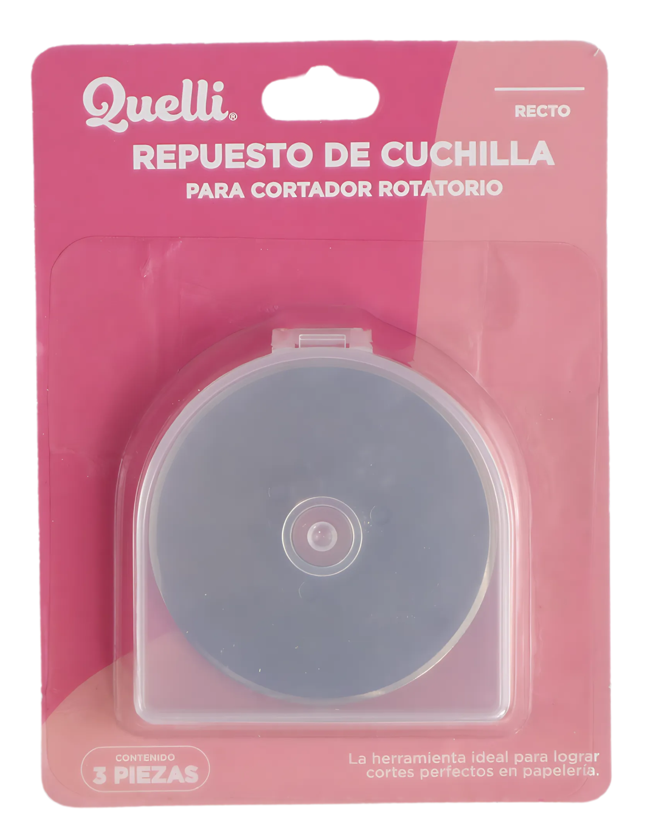 REPUESTOS P/CORTADOR ROTATORIO RECTO 3PZA  QUELLI