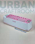 Organizador para herramientas Cricut blanco/rosa