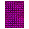 PAQUETE CARTULINA HOLOGRAFICA ROSA CORAZONES 210GR