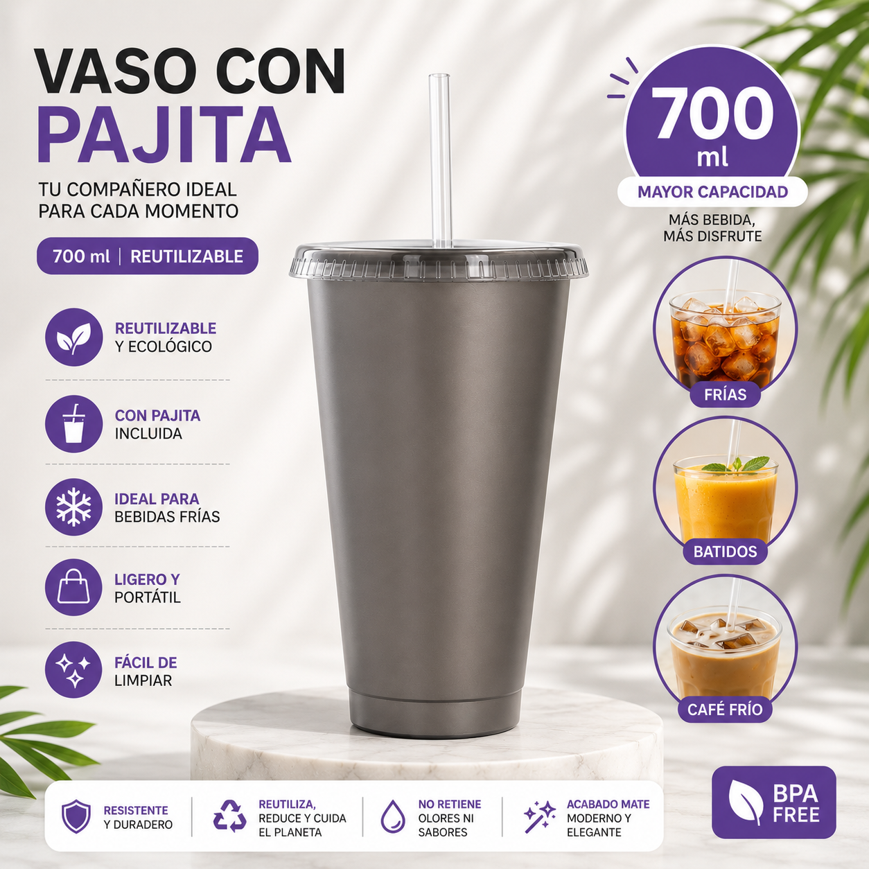 Vaso para fiesta (20 vasos)