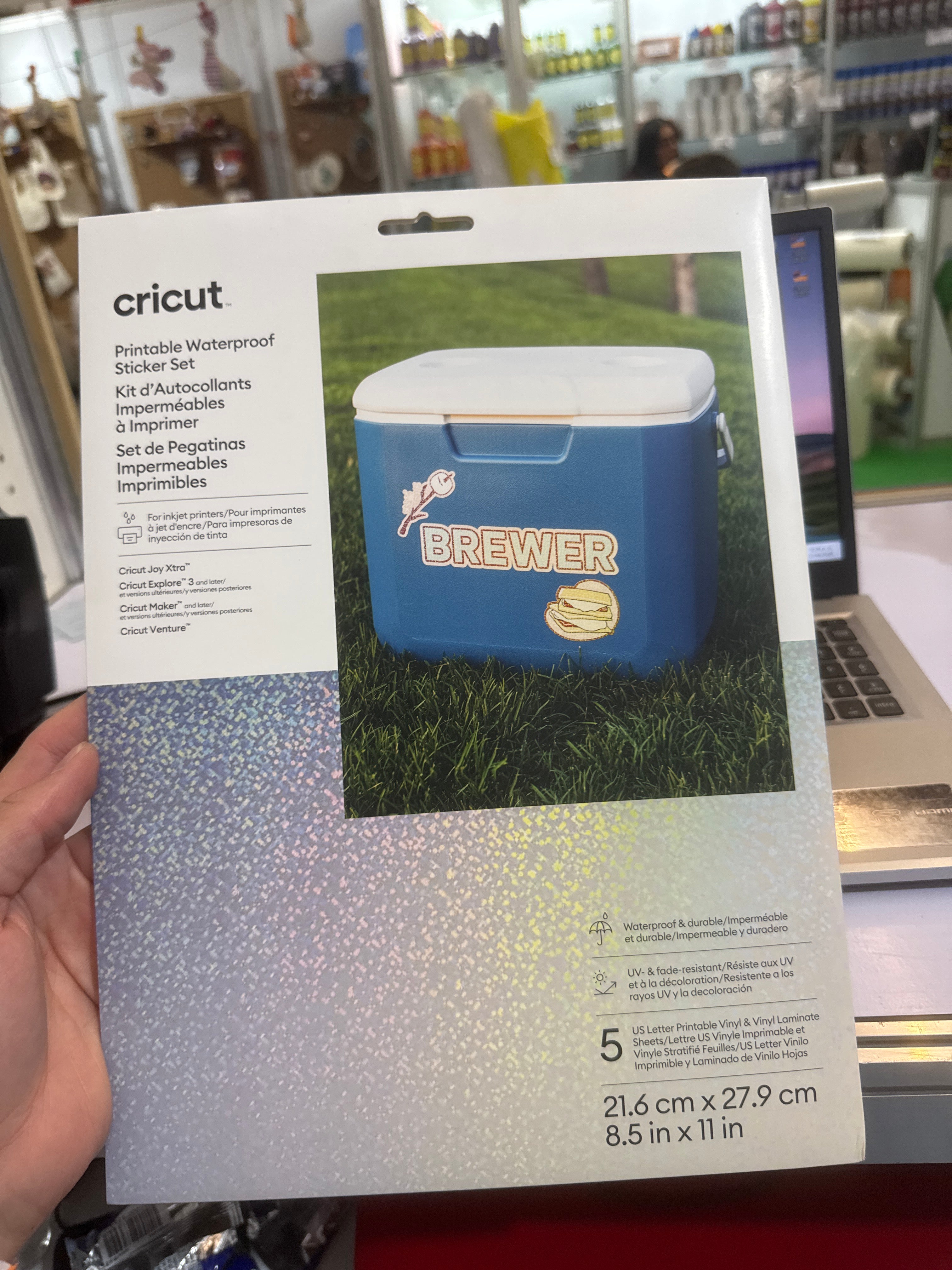 Vinil imprimible waterproof holografico