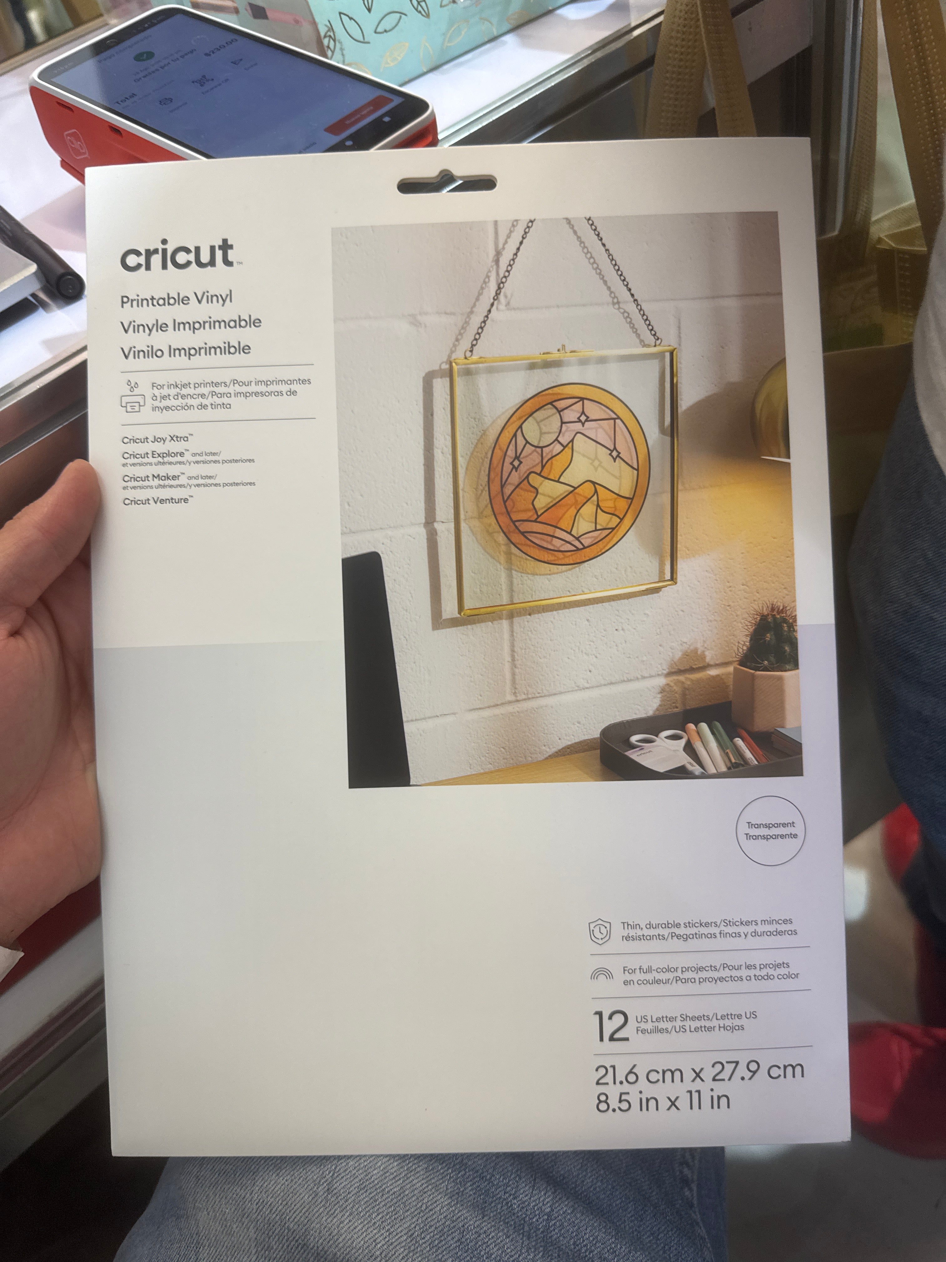 Vinil imprimible transparente