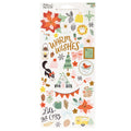 Stickers Cardstock 6x12 Mittens And Mistletoe 34013754 - Varios