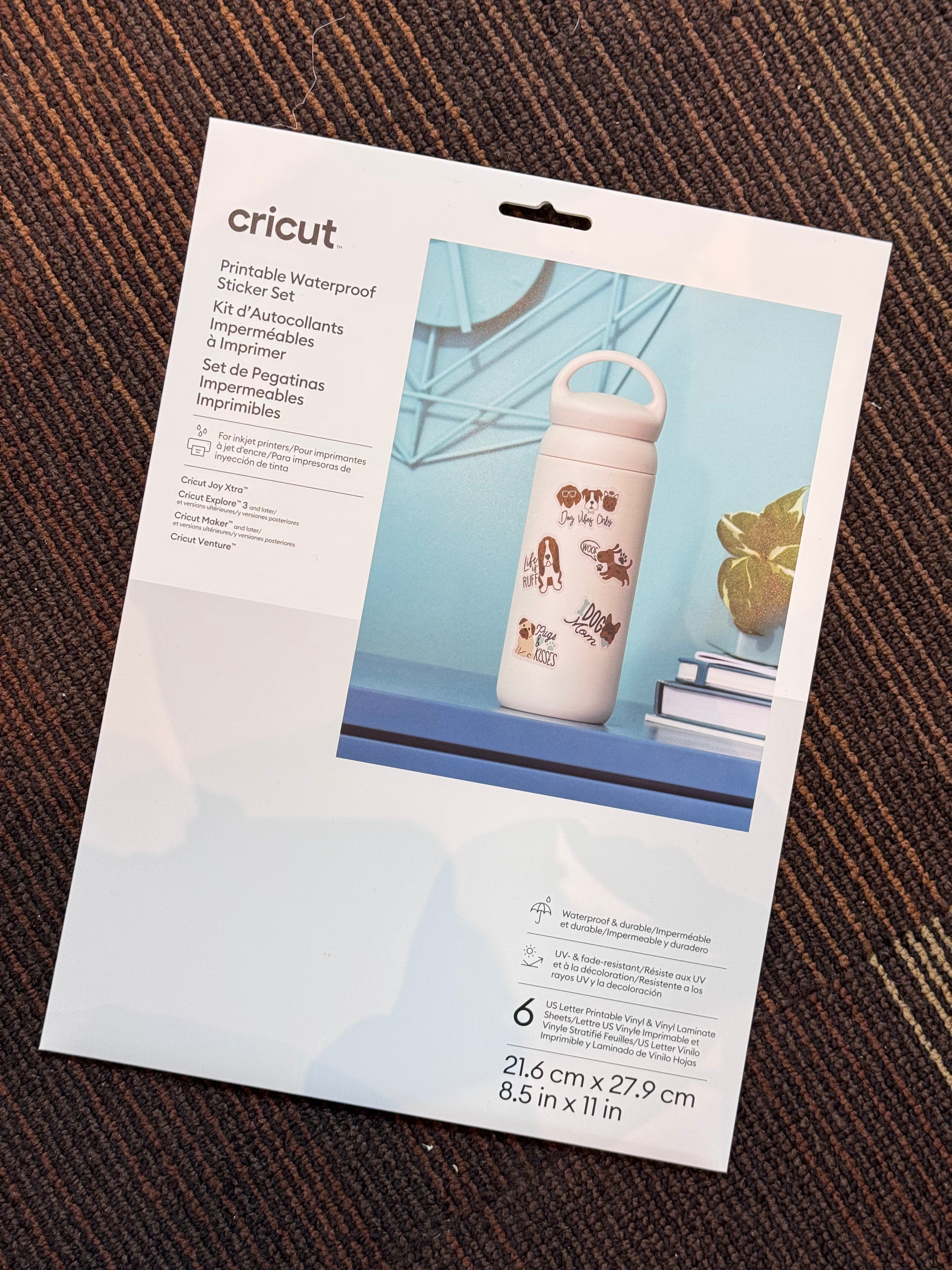 Set Vinil imprimible blanco Waterproof