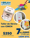 Taller de libretas con Cinch