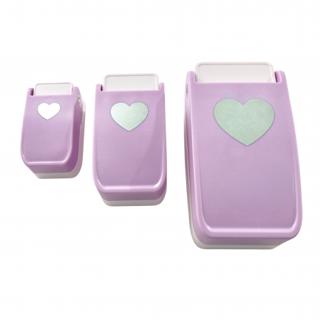 SET PERFORADORAS CORAZONES 3 PZAS QUELLI